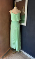 Vestido Midi Plisado Asimétrico 260253