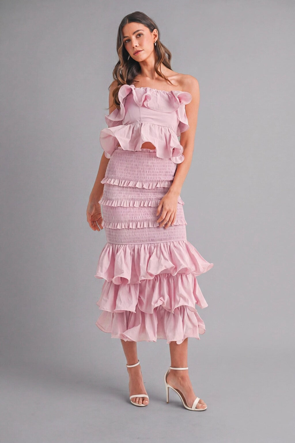 Conjunto ruffled glam vista completa elegante
