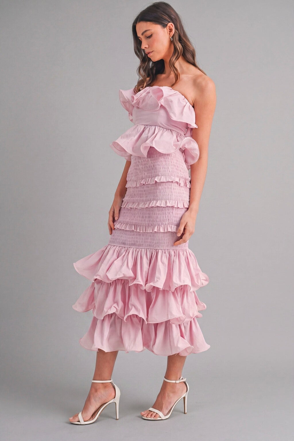 Conjunto ruffled glam detalle lateral