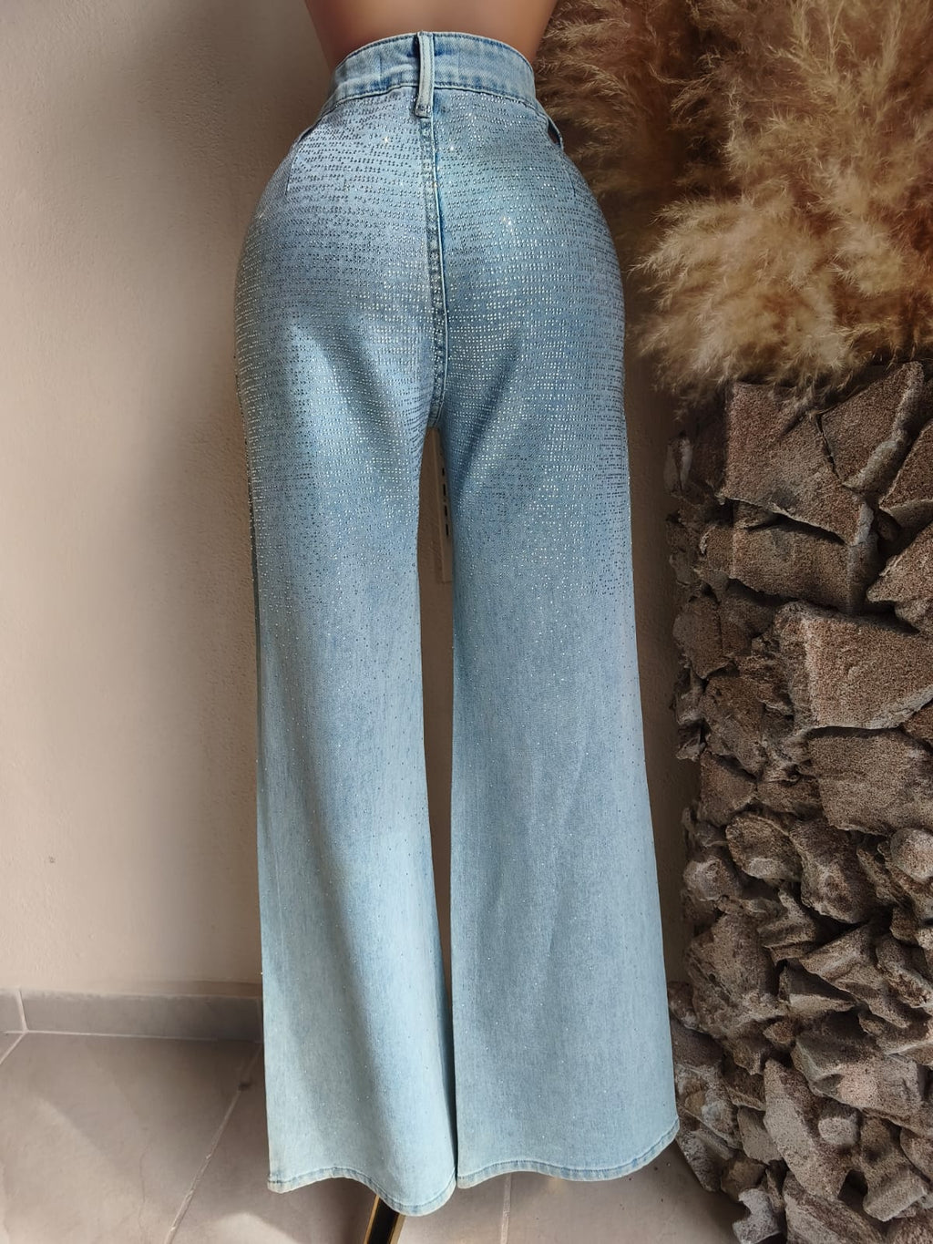 Pantalón Wide Leg de Mezclilla 252762 imagen 2 MB Mayte Barrera