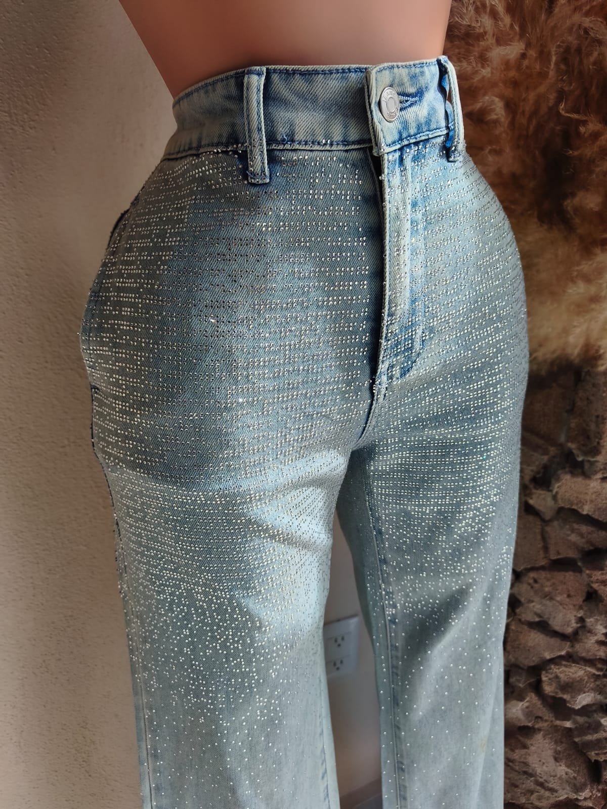 Pantalón Wide Leg de Mezclilla 252762 imagen 3 MB Mayte Barrera