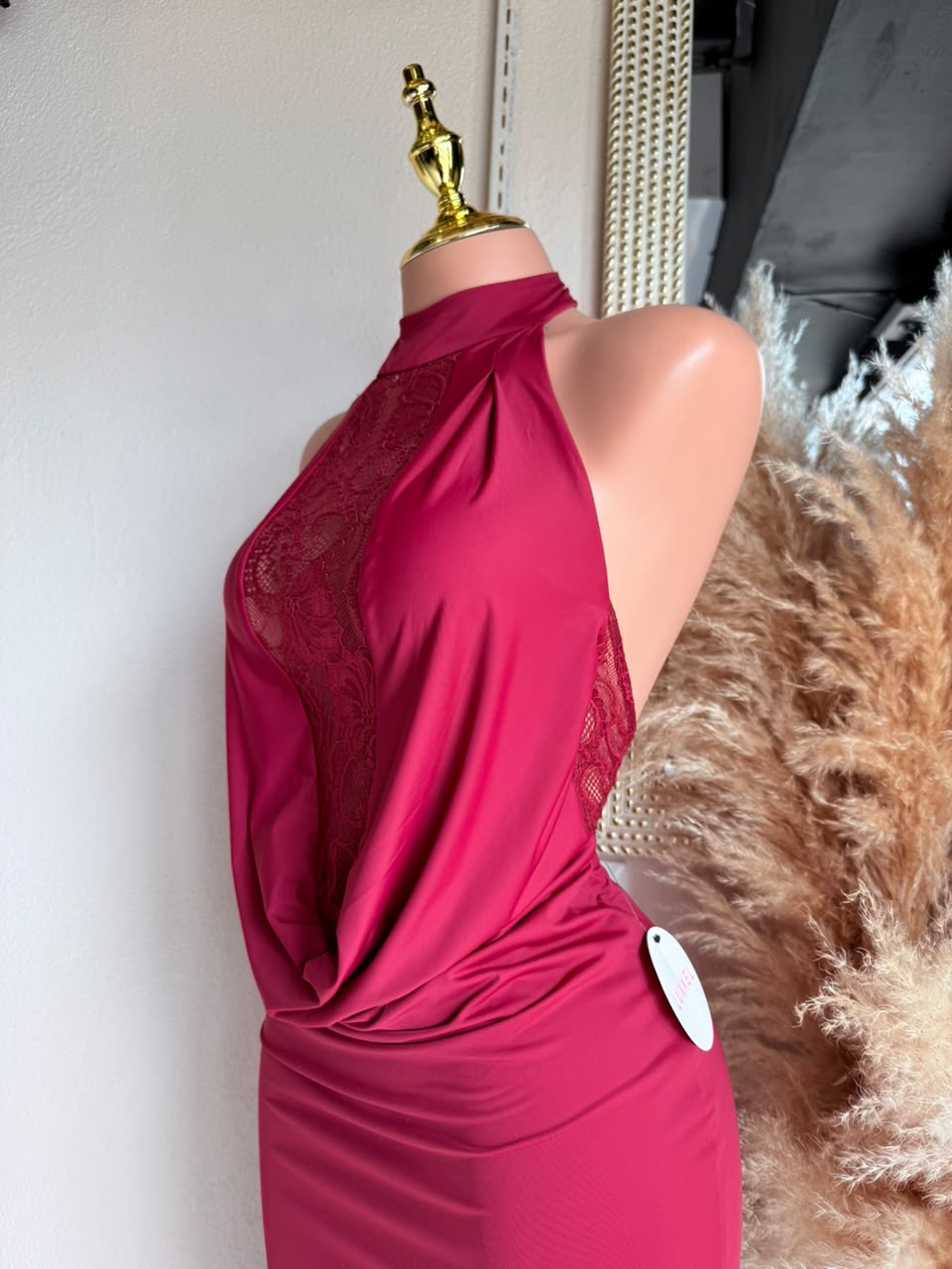 Vestido burguñi 261726 silueta completa