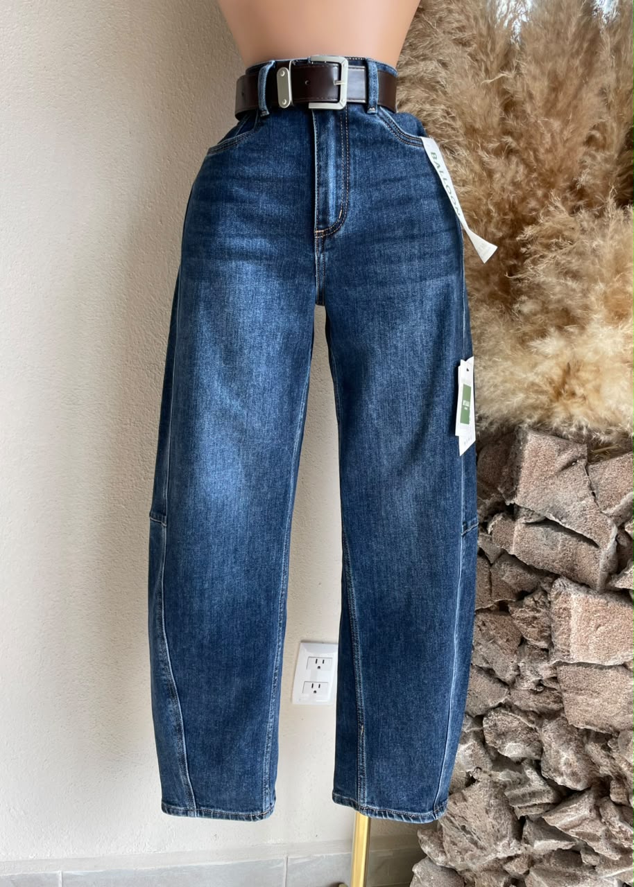 Pantalón Jeans Barrel Azul 261750 imagen 1 MB Mayte Barrera