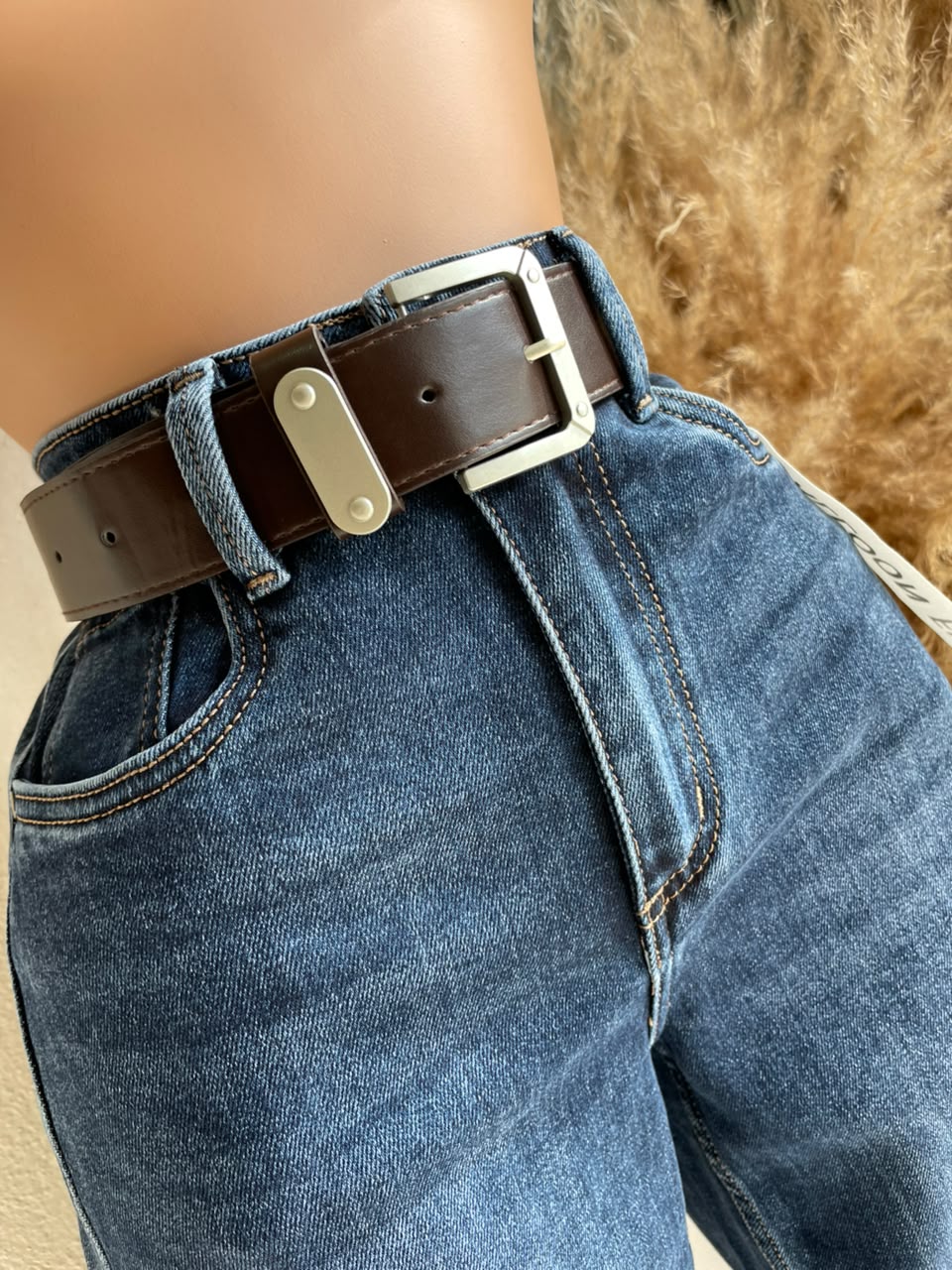 Pantalón Jeans Barrel Azul 261750 imagen 3 MB Mayte Barrera