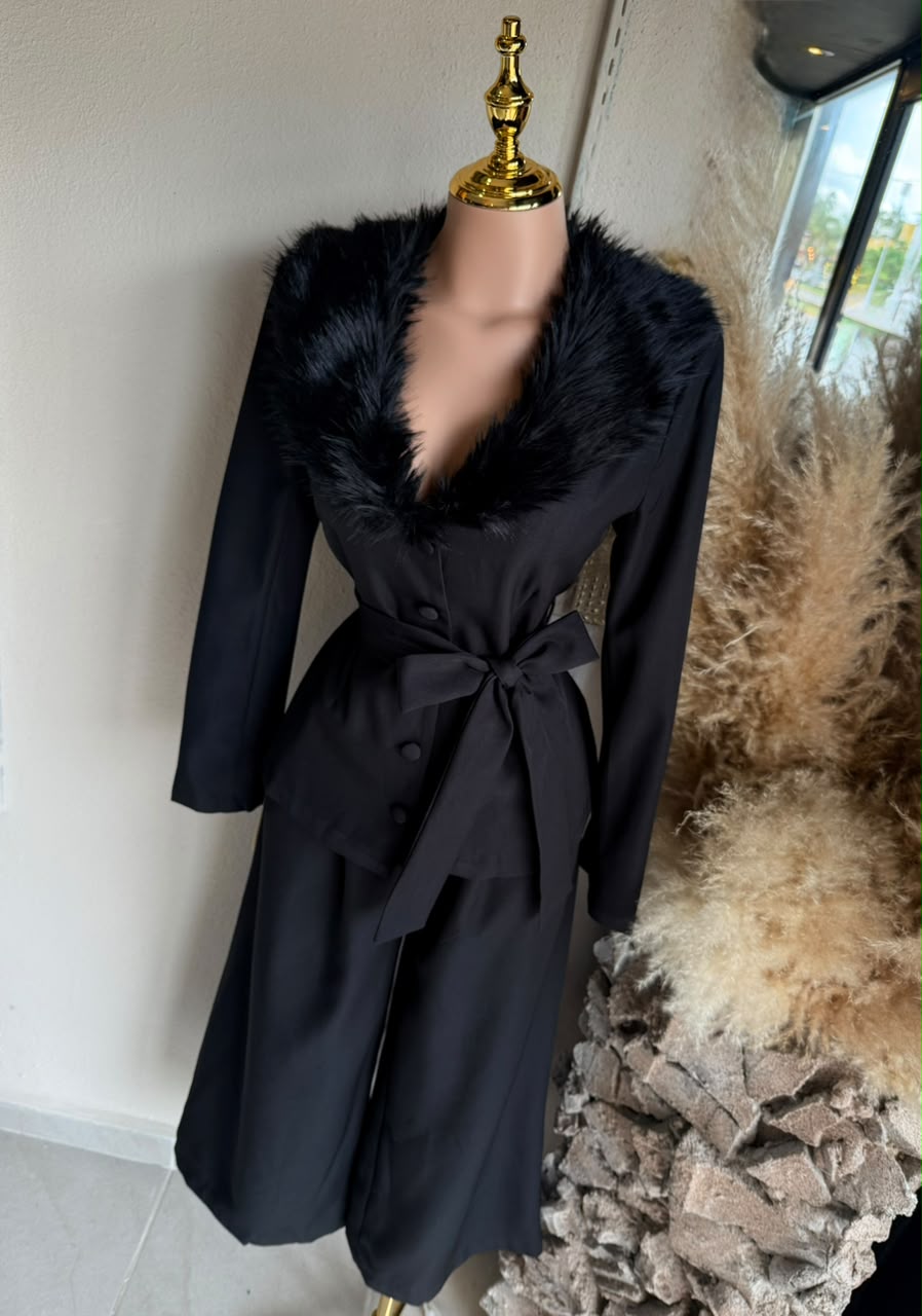 Set negro silueta completa elegante