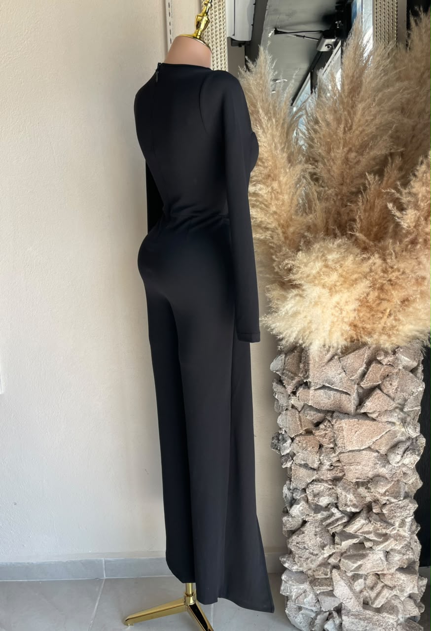 Jumpsuit negro 261966 silueta completa