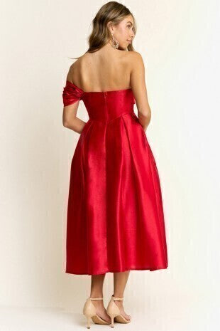 Vestido Midi Elegancia Rubí 261062