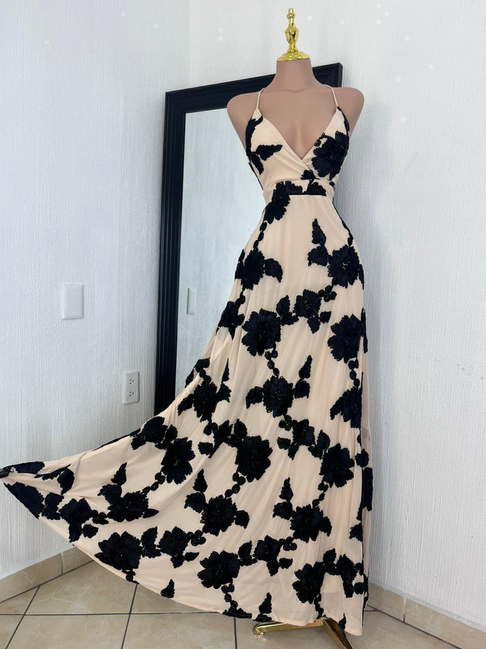 Vestido Largo Floral Elegance 260958