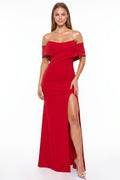 Vestido Maxi Elegancia Escarlata 261049