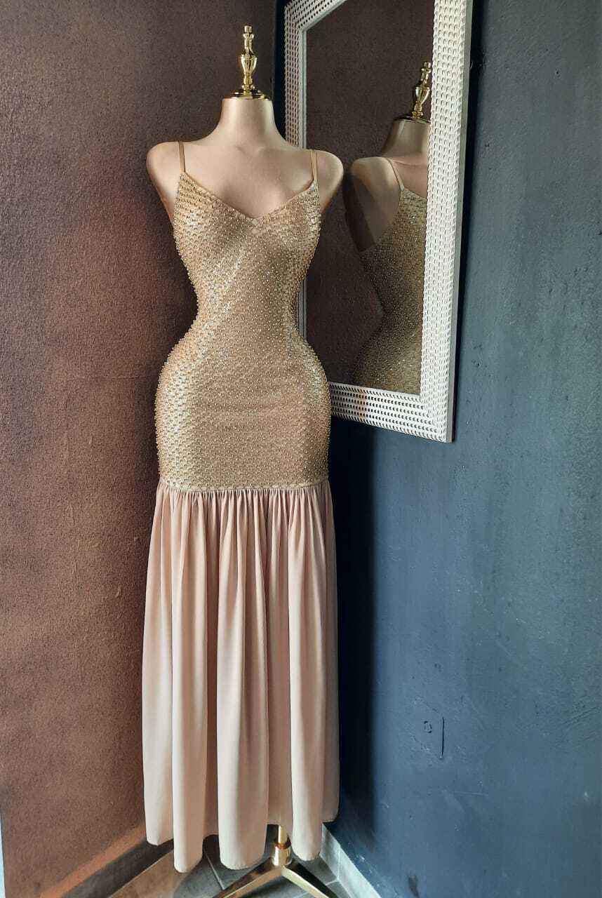 Vestido de gala Aurora con pedrería 252174 252175