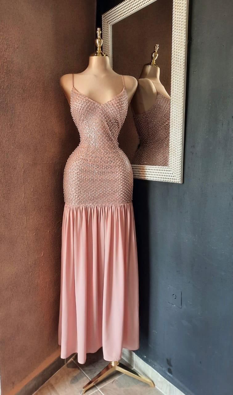 Vestido de gala Aurora con pedrería 252174 252175