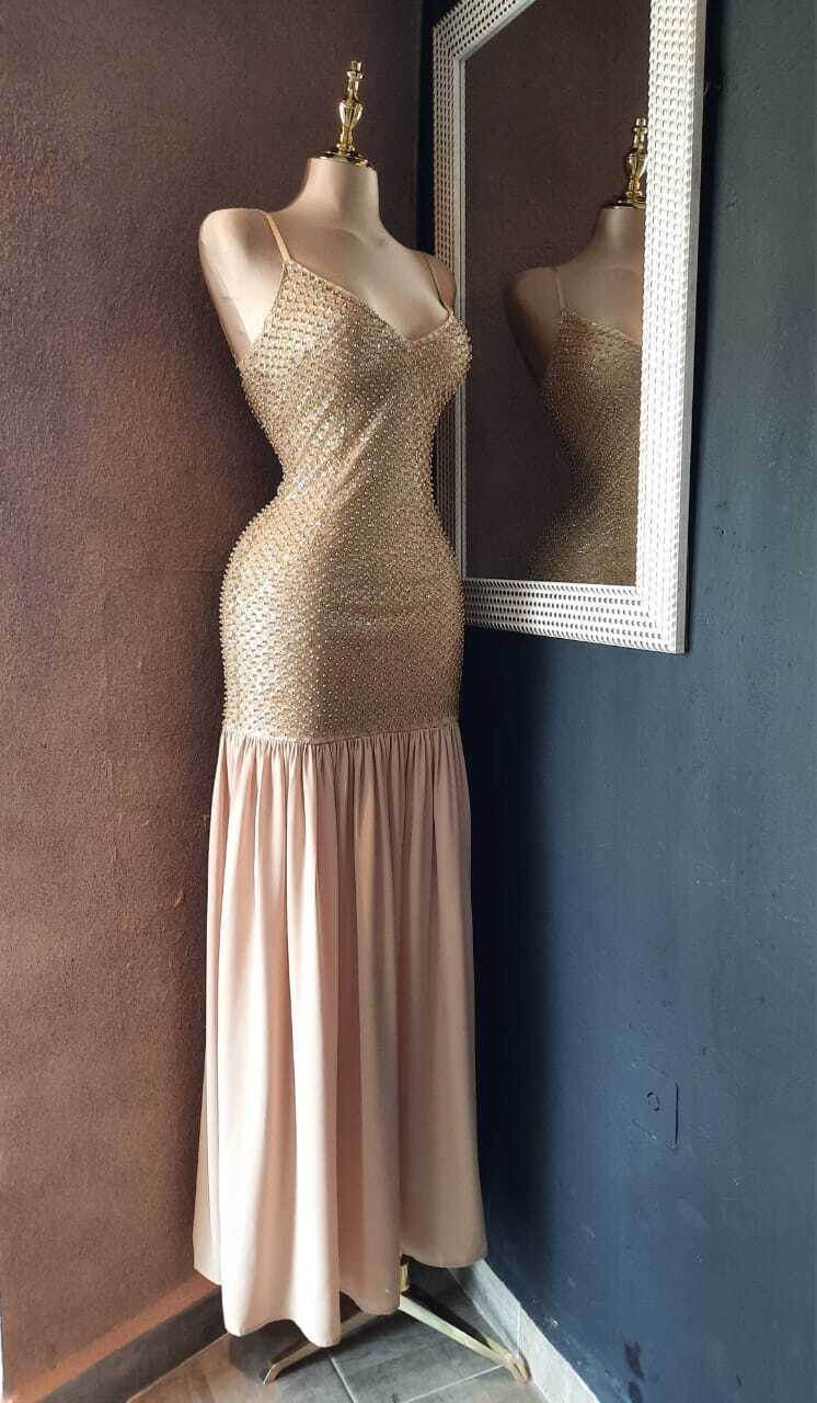 Vestido de gala Aurora con pedrería 252174 252175