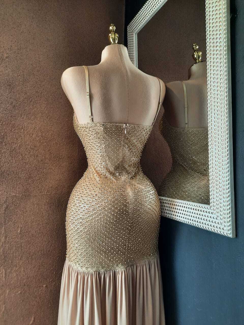 Vestido de gala Aurora con pedrería 252174 252175