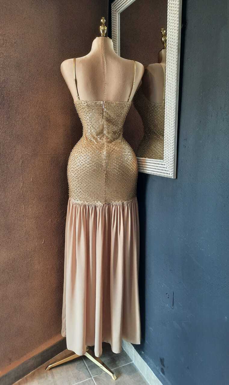 Vestido de gala Aurora con pedrería 252174 252175
