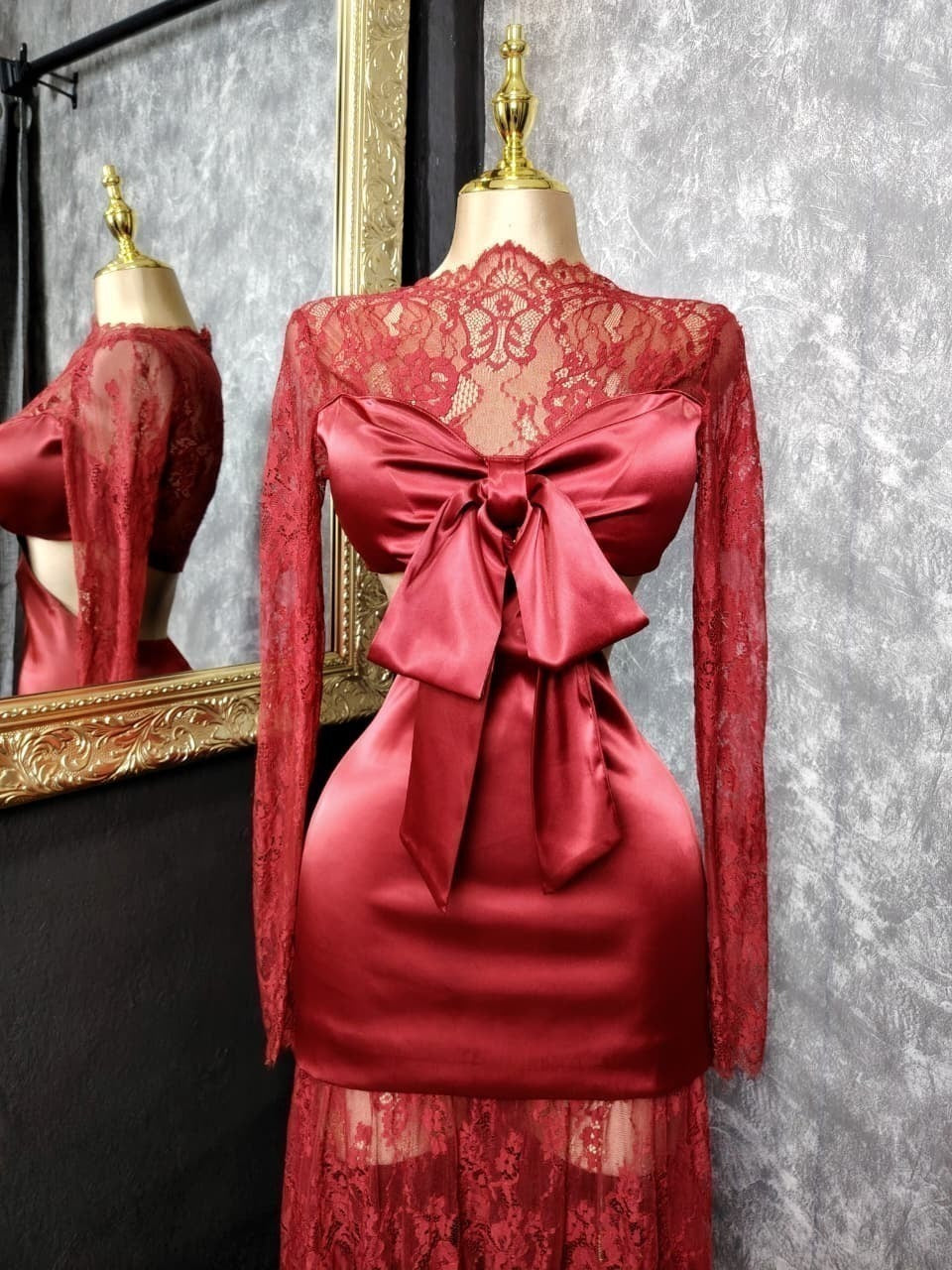 Vestido gala 260069 silueta completa elegante