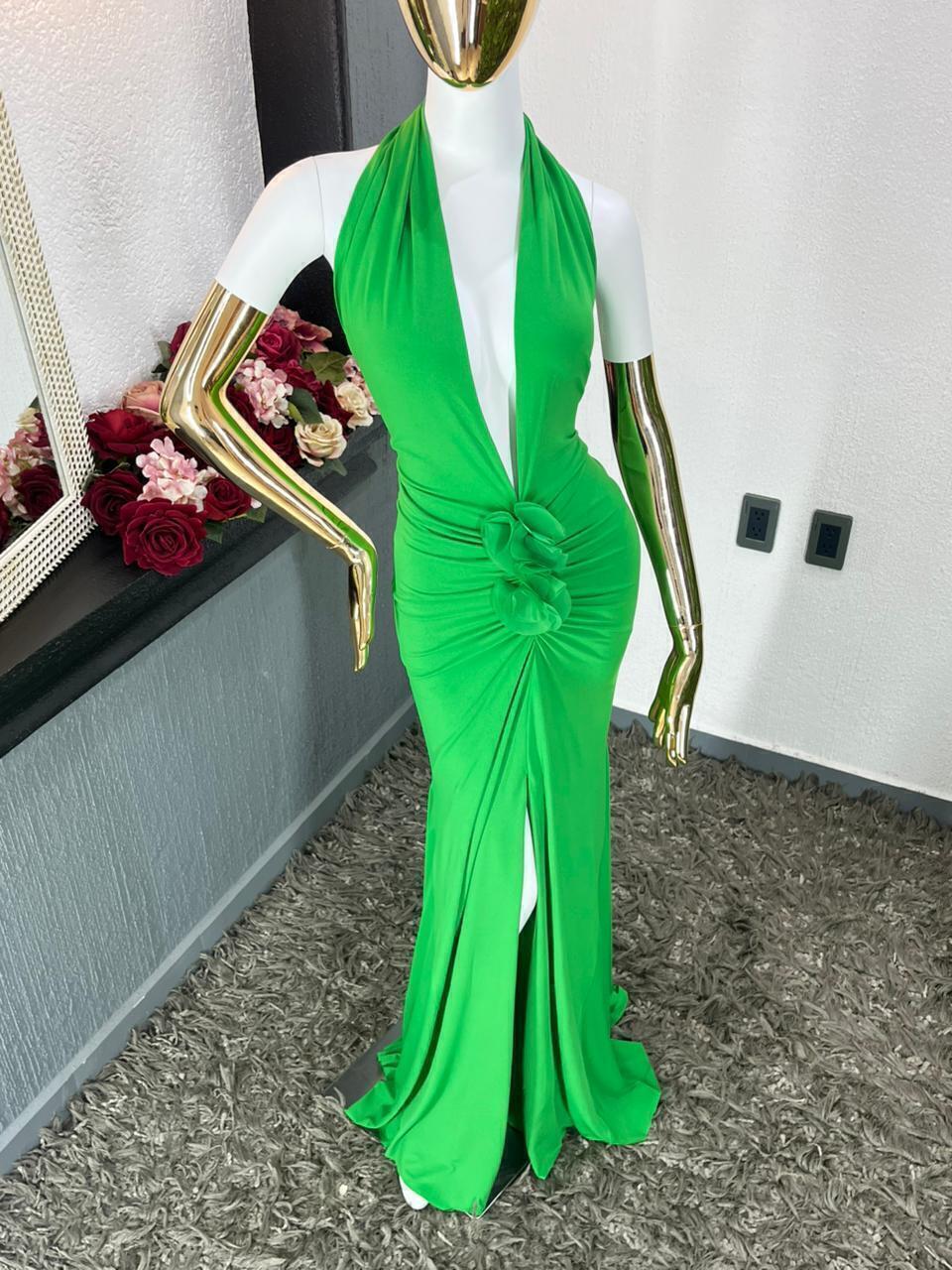 Vestido gala 260250 look de noche completo