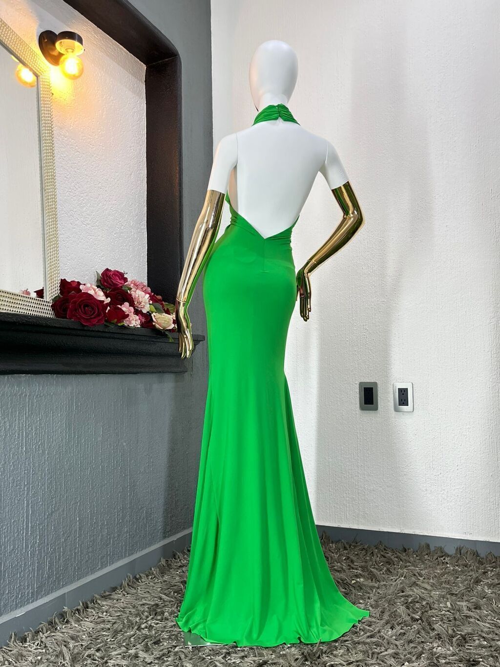 Vestido gala 260250 detalle adicional MB Mayte Barrera
