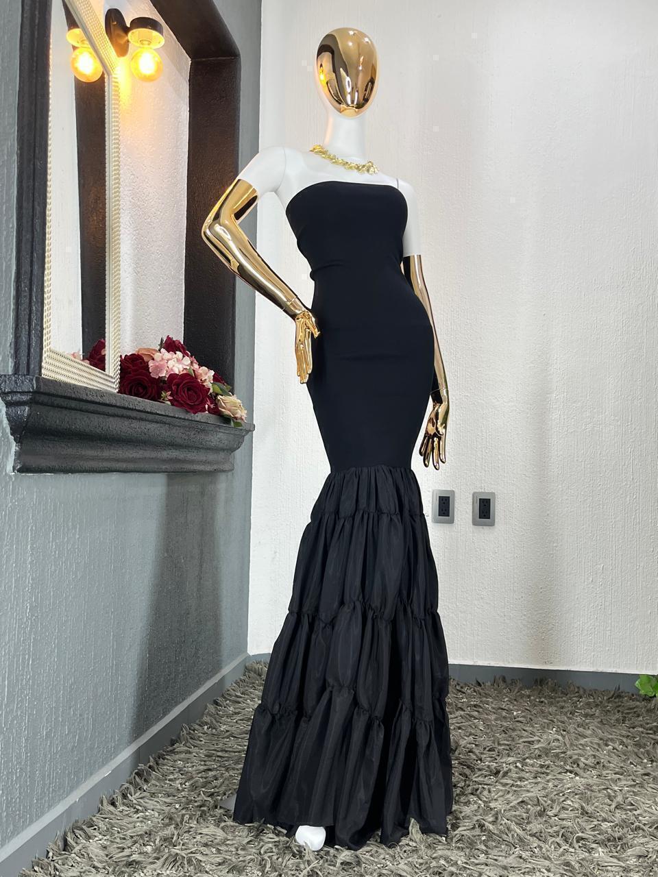 Vestido Gala "Empire Black" 260252
