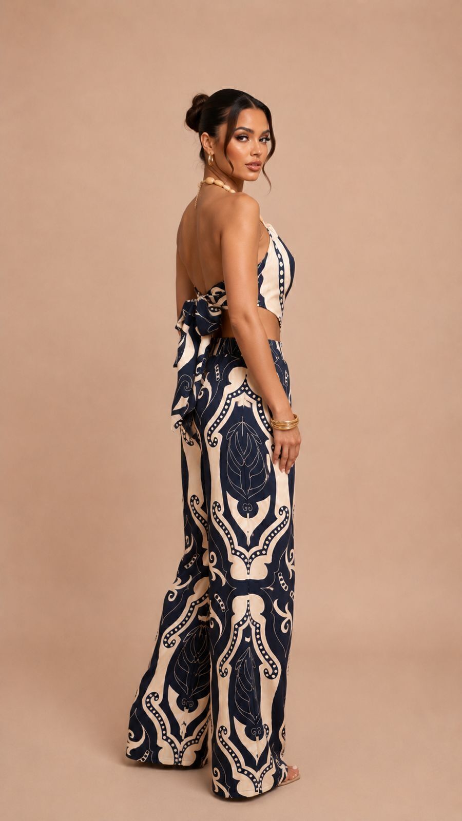 Set Madrid beaded pant look completo MB Mayte Barrera