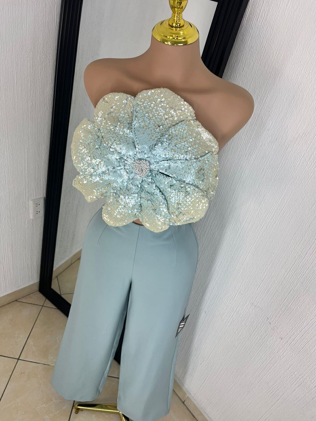 Set Floral Celeste Couture 261093