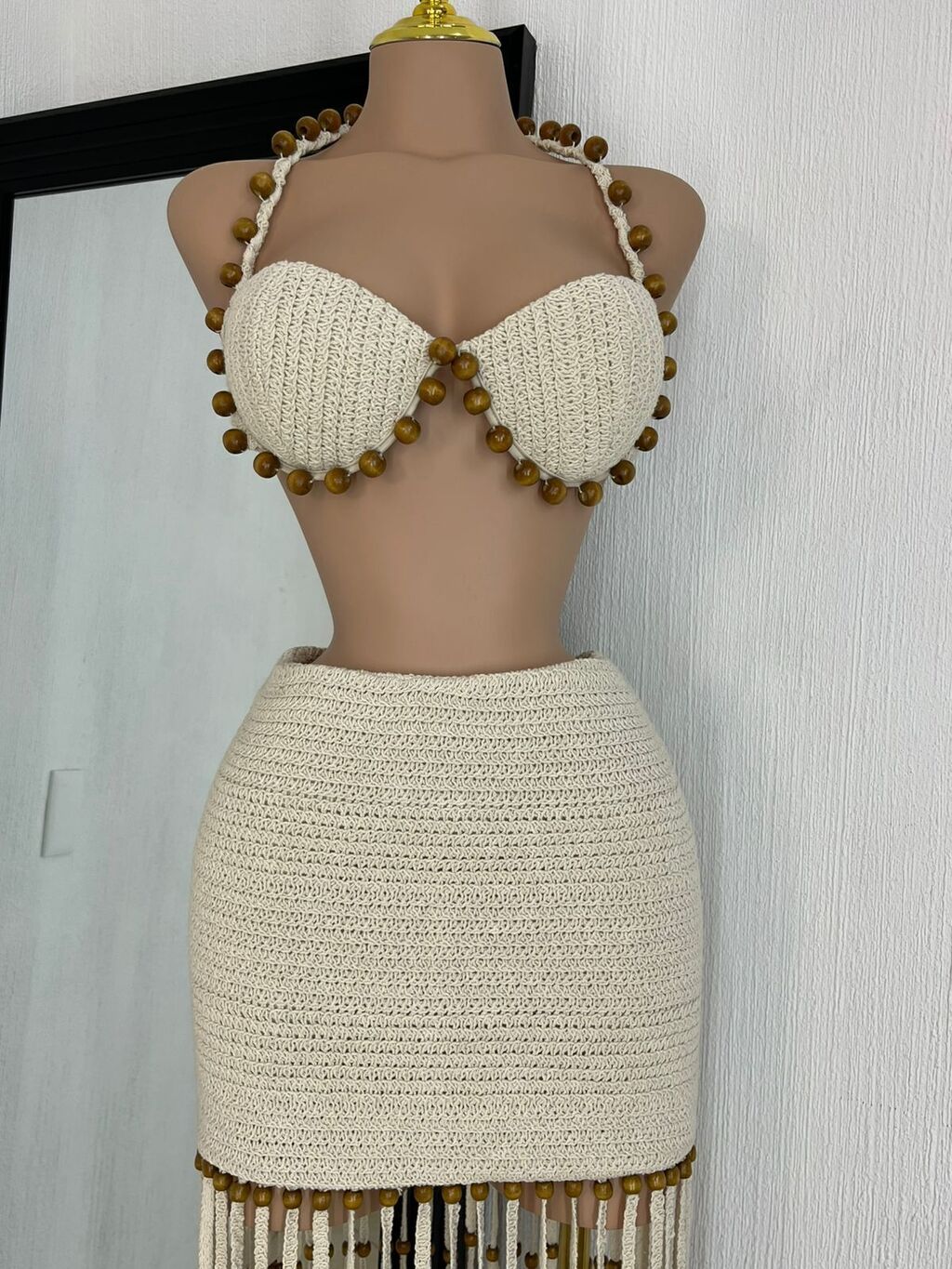 Set Crochet Premium: "Ethereal Sands" – Outfit Mujer 260802